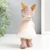 Polystone souvenir "Bunny in a hat and raincoat with an umbrella" 14.5x6.5x8 cm