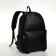 City backpack on a zipper, black color