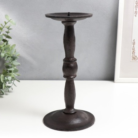 Cast iron candle for 1 candle "feudal lord" 24x12x12 cm-1