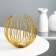 Summary of the metal desktop "ball", 15.5 x 15 cm, gold