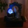 Fountain "Wolf on the rock" 16x20x25 cm (with backlight)