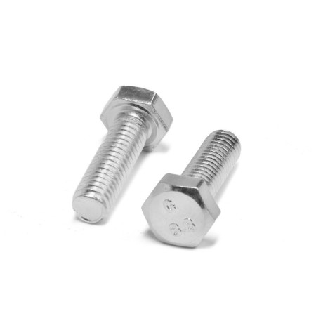 Bolt Stroybat, with a hexagonal head, galvanized, Din933, M6x20 mm, 6 pcs-3