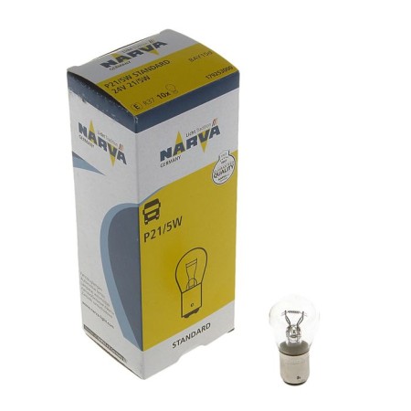 Car lamp Narva P21/5W, 24 V, 21/5 W, BAY15D-1
