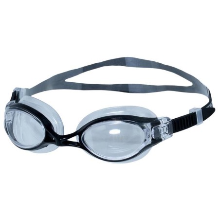 ATEMI N8301 swimming glasses, silicone, black color