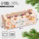 Box for confectionery with the window "Balls", 26 x 10 x 8 cm, New Year