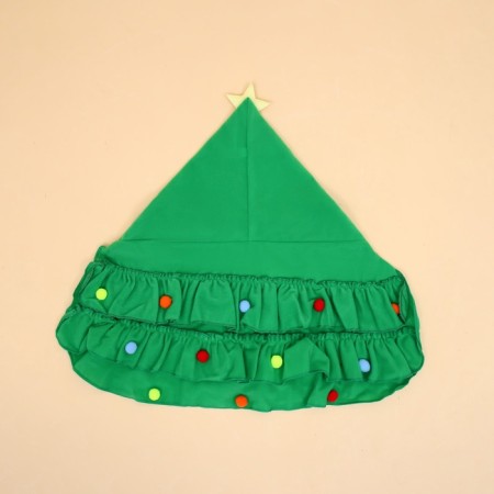 New Year. Animal costume costume "Christmas tree", size L (DS 40, OG 45, Osh 30 cm), green-2