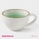 Cup porcelain shade "Cosmos", 250 ml, green color