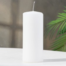 Candle - cylinder, 7x17 cm, 50 hours, 515 g, white