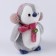New Year's soft toy "Penguin", the color is light gray, for the New Year