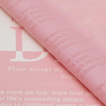 Matte film "Fashion magazine" Tea rose, 0.58 x 0.58 m-1
