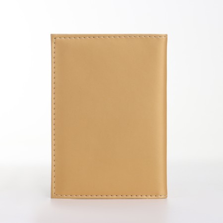 Cover for passport, beige color-1