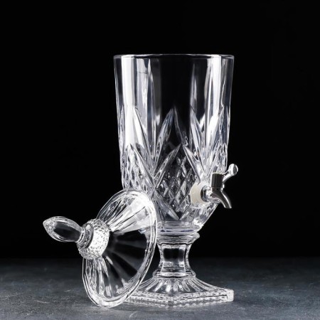 Dispenter for drinks Glass Magistro "Crystal", 3 l, 17 × 50 cm-2
