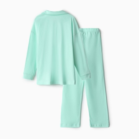 Pajama nursery (shirt and trousers) minku, mint color, height 158 ​​cm-9