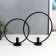 Climbing Summary "Loft. Circles" Black set 2 pcs 23x23x7 29x29x7 cm