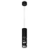Suspension lamp PL22 BK MR16 GU10 Ceiling cylinder, black color