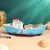 Souvenir ship "Fisherman" 20*8*7cm