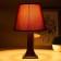 Table lamp 62104 1he27 15W violet d = 22 cm, h = 34.5 cm Risalux