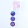 Stickers with a sticky layer of 4 blocks of 20 liters "Dream"