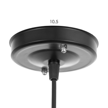 Bavaria chandelier XL Suspension Bayerlux color black 1x15W TCCOL E27-5