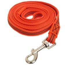 Kaponnoye zonik leash with latex thread, 2 m x 1.5 cm, orange