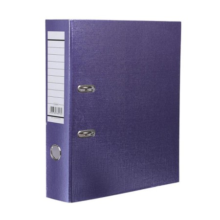 A4, 70 mm Metallic “purple” folder, with arched mechanism, boumvinyl