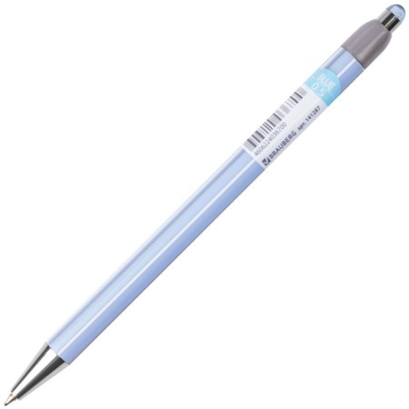 Automatic Brauberg Sakura Handle Handle, Node 0.5 mm, blue ink-4