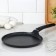 Pancake pan, d = 24 cm, plastic handle, anti -stick coating, dark marble color