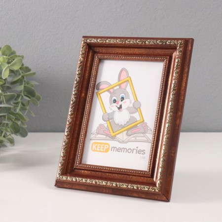 Photo frame plastic "Babylon" 10x15 cm, burgundy-1
