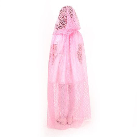 Carnival set of Princess Hypyur pink, crown, length 85cm-1