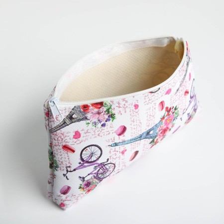 Cosmetic bag with lightning, white/multi -colored color-2