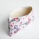 Cosmetic bag with lightning, white/multi -colored color
