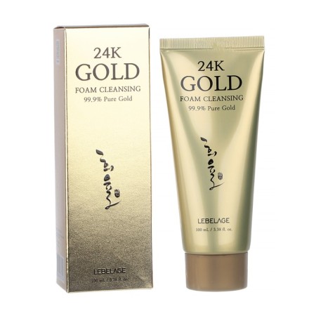 Face foam cleansing with 24K gold lebelage 100 ml-1