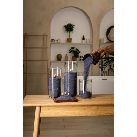 Candle in granules, color graphite "Roscandles", 300 g + wick