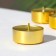 Set of candles in the sleeve "Circle", 12 pcs, metallic, gold