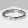 Bracelet male "steel" rectangles, color silver, d = 6 cm