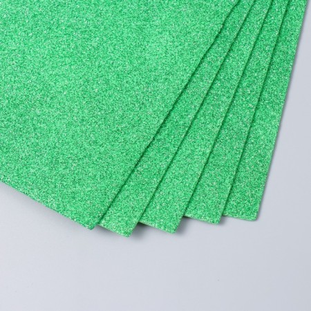 Foamiran "Mint Shine" 2 mm A4 format (set of 5 sheets)-2