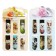 A set of magnetic bookmark for books Calligrata 6 pieces, "dogs", mix