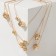 Beads "desire" serenity, color gold, 50cm