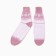 New Year. Women's socks, lilac/white color, rr 25-27