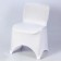 Wedding case on a chair, white