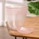 Flower pot with the pallet "Harmony", pink 1 liter