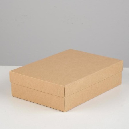 Cardboard box without a window, craft, 21 x 15 x 5 cm, set 5 pcs.-1