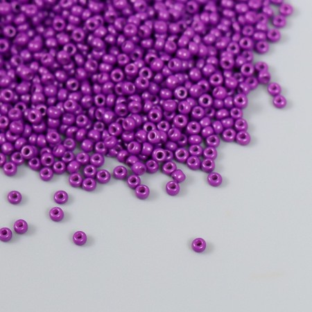 Glass beads 12/0 "gray-violet" 15 grams