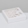 Box under 16 sweets cutting down, "butterflies", white 17.7 x 17.7 x 3.8 cm