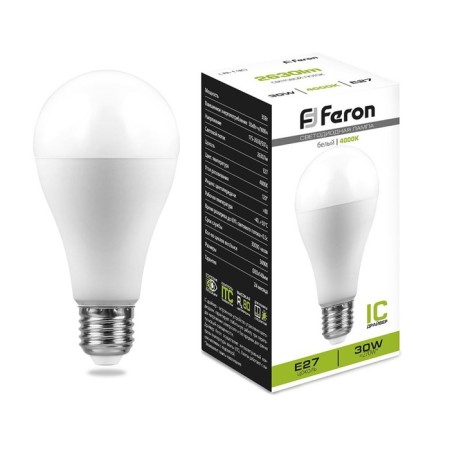 LED LED Feron (30W) 230V E27 4000K A80, LB-130-1