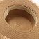 Women's hat minku, light brown color, rr 58