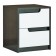 Covereign cabinet "Rosalia", 450 x 375 x 470, wenge/white gloss