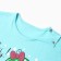 T -shirt for nursery, blue/turtle color, height 80 cm