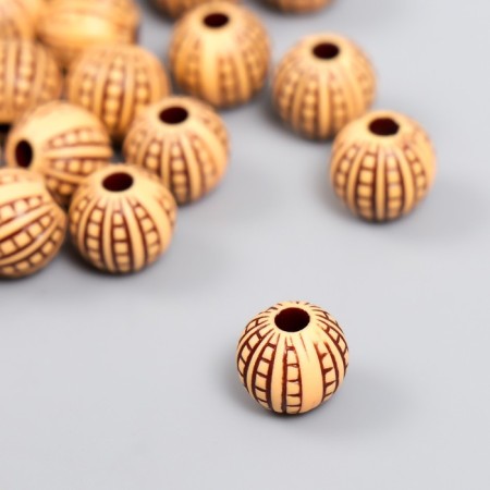 Beads for creativity Plastic "Ethno. Dolki" set of 20 g 1.1x1.1x1 cm-1