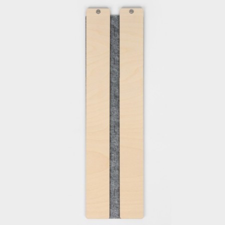 Clogging double double, 55 x 15 cm, gray-8